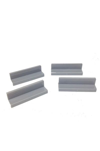 LEGO Original Custom Moc Accessory Creator Panel 1 X 4 X 1 Brick Light Gray 4 Pieces Will Be Sent