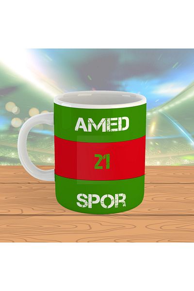 ZERYA Amedspor Fans Porcelain Cup - Amed Sports Cup