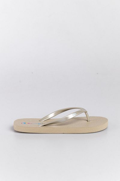 Champion Pantolette
 - Silber - Flacher Absatz