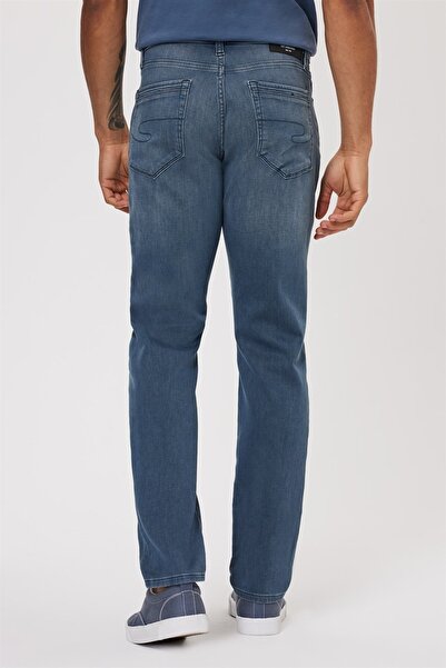 Lee Cooper Men's Slim Fit Straight Denim Trousers - 232 Lcm 121035 Jagger Judas Iris