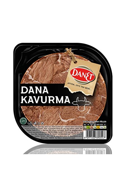 Danet Dana Kavurma 5 X 100 gr = 500 Gr