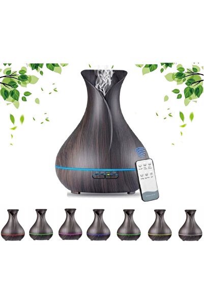 WINBEST 550 ml Ultrasonik Aroma Difüzörü 7 Renk Led Işıklı Aromatik Oda Kokus...