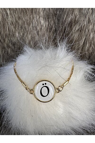 Everglow Jewelry Elevator Mother of Pearl Letter O Gold Adjustable Bracelet