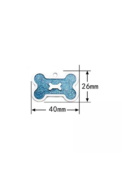 PATİMİO Isme Özel Çelik Kedi Köpek Isimlik Künyesi Kırmızı Işıltı