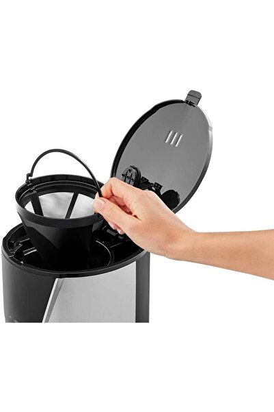 Arzum Ar3081 Brewtime Delux Filtre Kahve Makinesi, Inox, 19x33x25 Cm