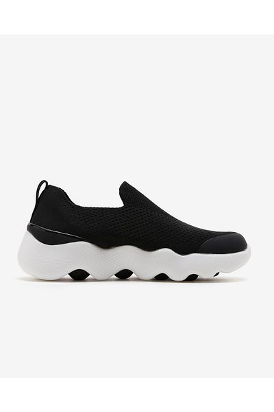 SKECHERS Tidal Go Walk Massage Fit - Women's Black Walking Shoes 124906 Bkw