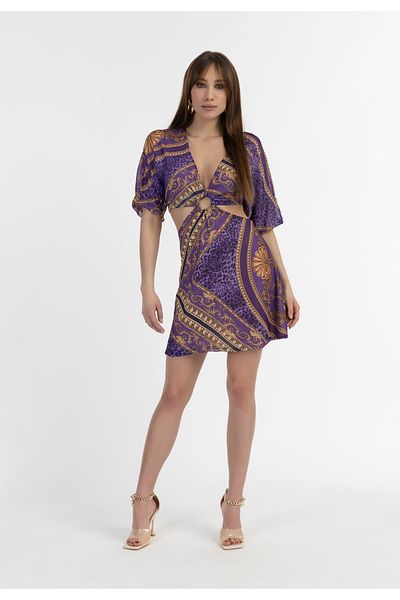 Faina Minikleid mit Cut-outs
