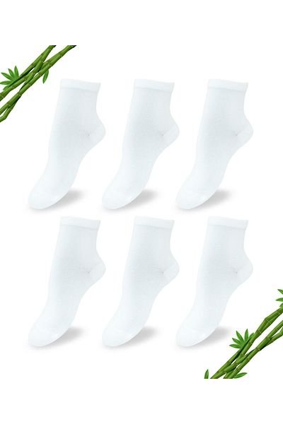 DAYCO Premium Seamless γυναικείες κάλτσες μπαμπού μισές κάλτσες 6 τεμαχίων - 357-byz