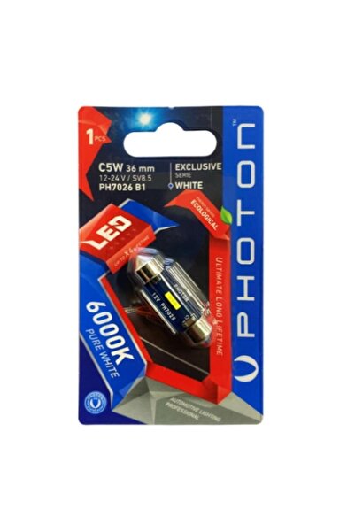 Photon 36mm Sofit Led C5w Beyaz Led Can Buslu