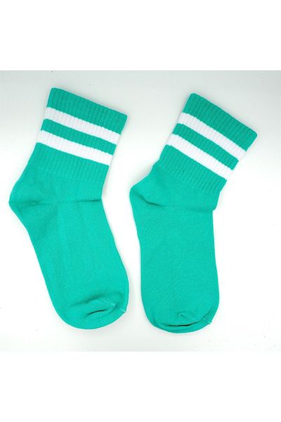 Planet Butik Green Striped Socks