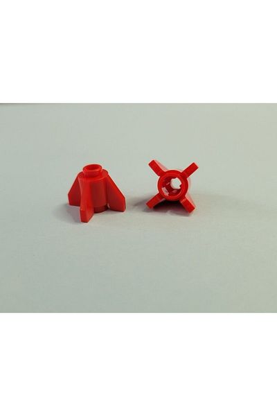 LEGO Original Creator Accessory Moc Brick Round 1 X 1 Rocket Round Brick Red 2 Pieces Will Be Sent