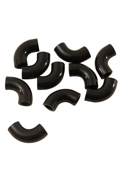LEGO Original Creator Accessory Moc Custom Technic 90 Degree Elbow 1 X 1 Black 4 Pieces Will Be Sent