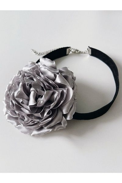 WAHSHE Roses Choker Flower Necklace Chocker Rose Necklace