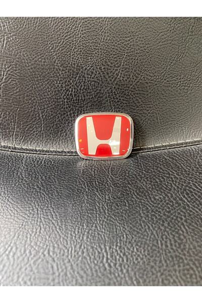 OEM Honda Direksiyon Logosu ( Kırmızı Cam Logo ) 4x5