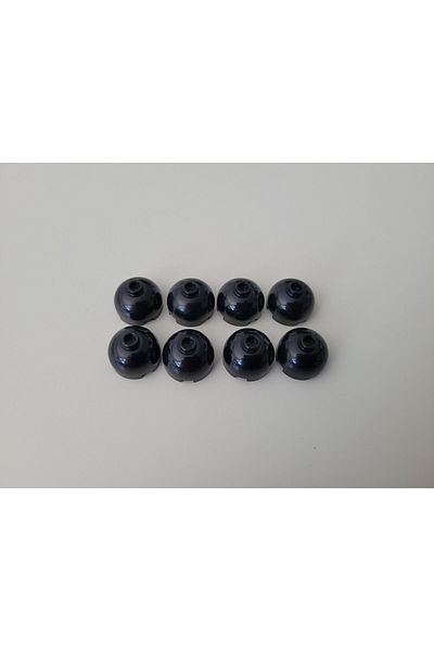 LEGO Original Custom Moc Creator Brick Round 2 X 2 Dome Round Brick Black 4 Pieces to Ship