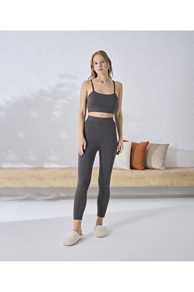 Sevim 14456 Nakışlı Uzun Tayt Takım