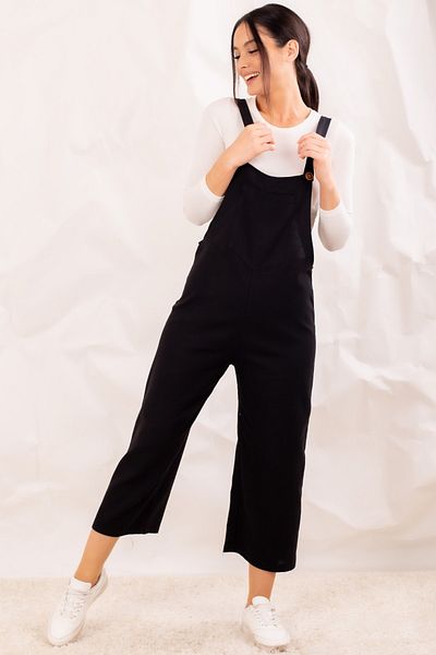 armonika Jumpsuit - Schwarz - Regular Fit