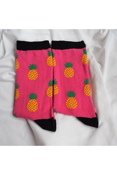 Planet Butik Pineapple Pink Socks