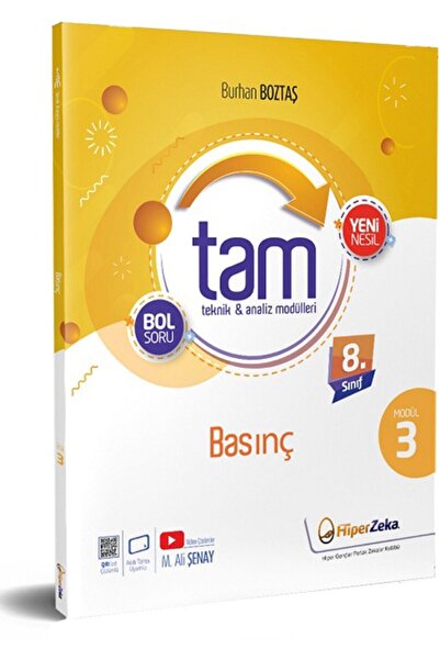 Hiper Zeka Yayınları 8. Sınıf Tam Fen Bilimleri 3 | Basınç