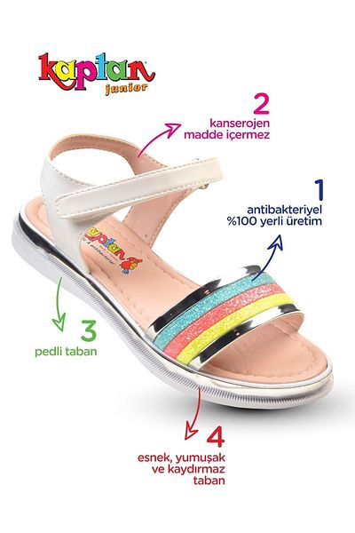 KAPTAN JUNIOR Girl's Shoes Sandals Ballet Pvtk 330