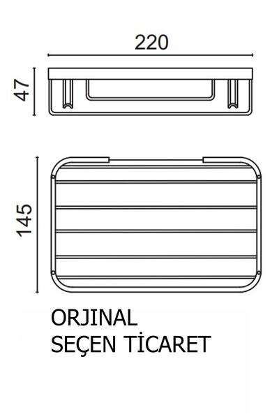 ÇELİK BANYO Oțel inoxidabil Taci 22x15cm Suport șampon Raft pentru baie Suport burete Aur Aur