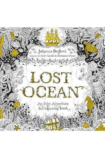 Ebury Press Lost Ocean an Inky Adventure & Coloring Book