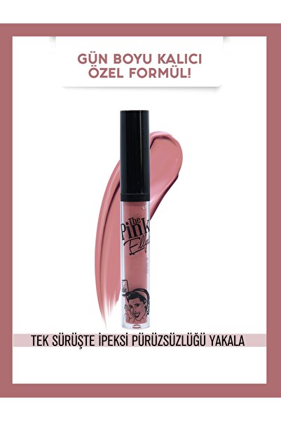 The Pink Ellys Likit Mat  Candy Ruj