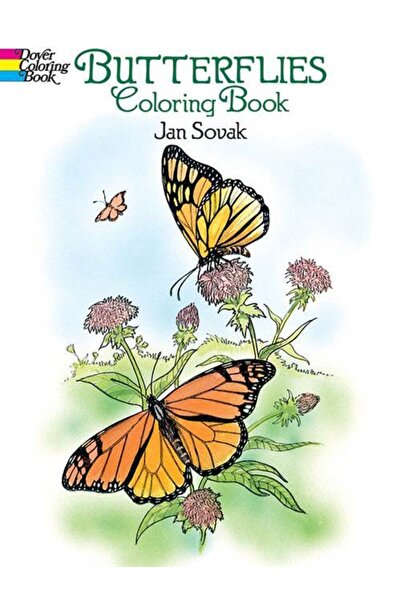 Dover Publications Книжка за оцветяване с пеперуди