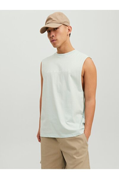 Jack & Jones Ανδρικό μπλουζάκι Jack&jones Sleeveless Mint 100% βαμβάκι 12210016