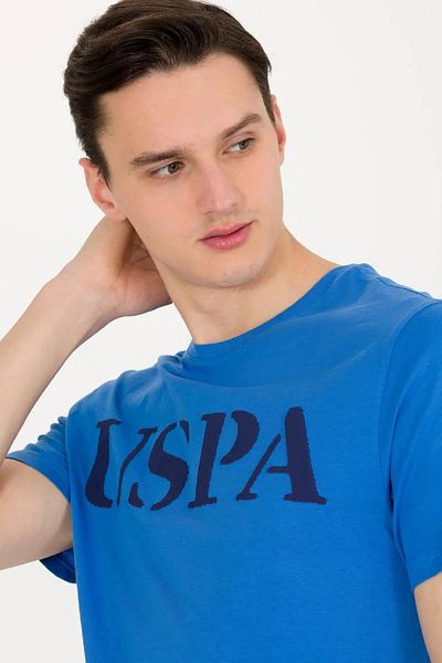 U.S. Polo Assn. Tricou de bază cu gât crew pentru bărbați