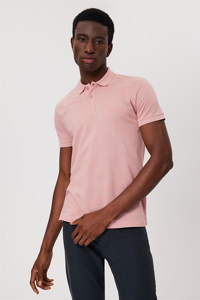 Lee Cooper Twins Men's Polo Neck T-shirt Pink