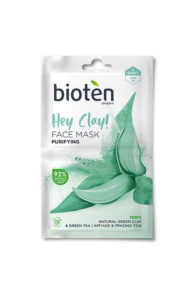 bioten elmiplant Hey Clay Purifying Creamy Face Mask 2x8ml