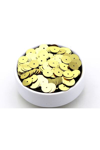 yfhobi 10 Gram- 12 Mm Plastik Payet Pul Ortadan Delik Güpür, Takı, Kumaş Ve S...