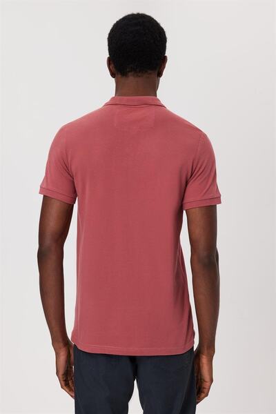 Lee Cooper Ανδρικό μπλουζάκι με γιακά πόλο Twins Dusty Rose