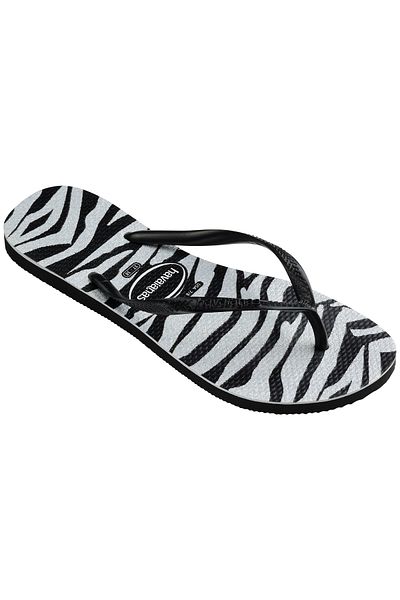 Havaianas HavSlim Animals Glitter Black Slippers