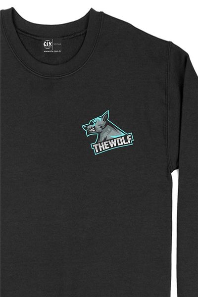 Cix Φούτερ με στάμπα με σχέδιο Wolf Wolf Pocket