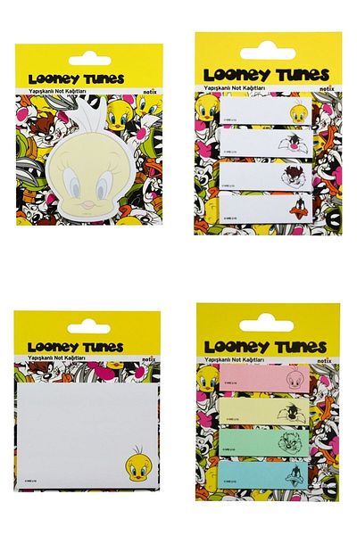 Notix Looney Tunes-tweety--4-Piece Adhesive Note Series