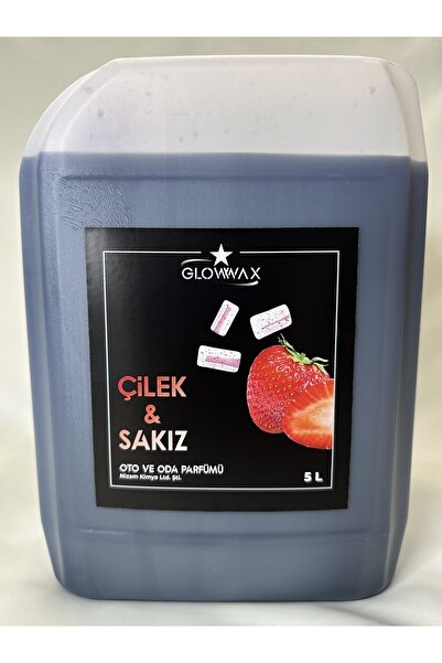 GLOWWAX Oto Ve Oda Parfümü Çilek&sakız Aromalı 5 L