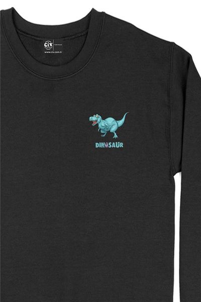 Cix Φούτερ με στάμπα με σχέδιο Dinosaur Park Turquoise Pocket