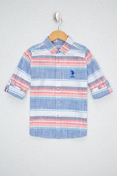 U.S. Polo Assn. Jungen Saks Hemd Uzunkol