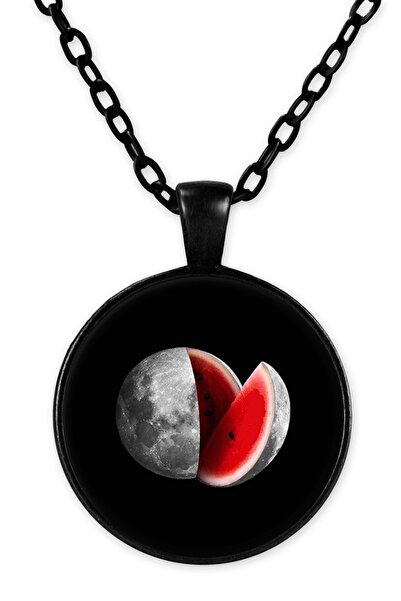 herotasarım قلادة الدونيا بسلسلة سوداء - Bll262