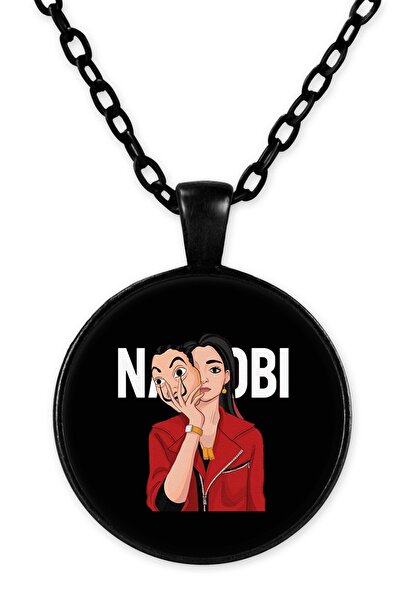 herotasarım نيروبي قلادة سلسلة سوداء - Bll3416