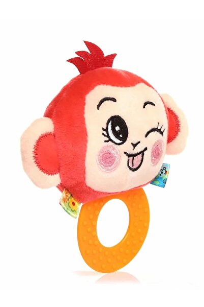 Sozzy Toys Çıngıraklı Dişlik Maymunum Szy209 - Pembe