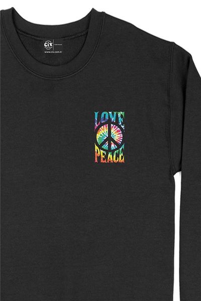 Cix Σχέδιο Peace Pocket - Φούτερ με στάμπα Love Peace