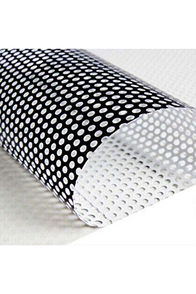 KRCMARKETİNG Cam Filmi Delikli Folyo, One Way Vision 106cm X 3 Metre