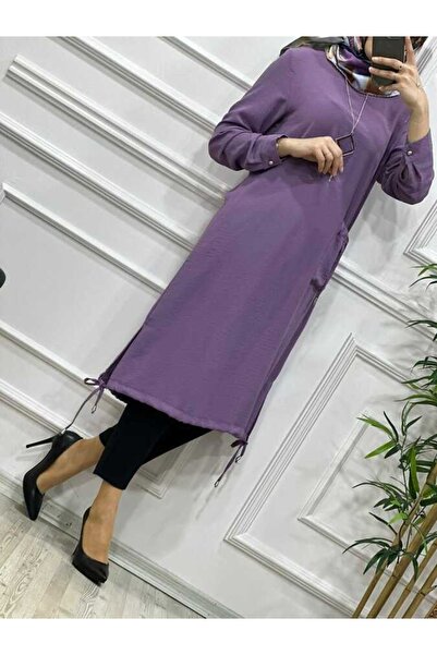 azzebutik 8260 Butterfly Tunic K25 Lilac