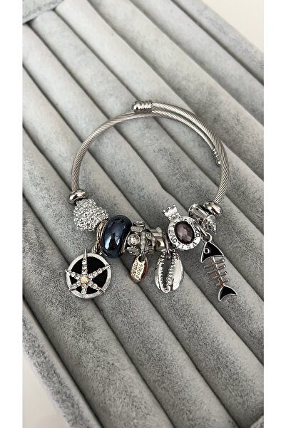 SU PERİSİ TAKI BİJUTERİ سوار نجم البحر الأسود ونموذج السمكة