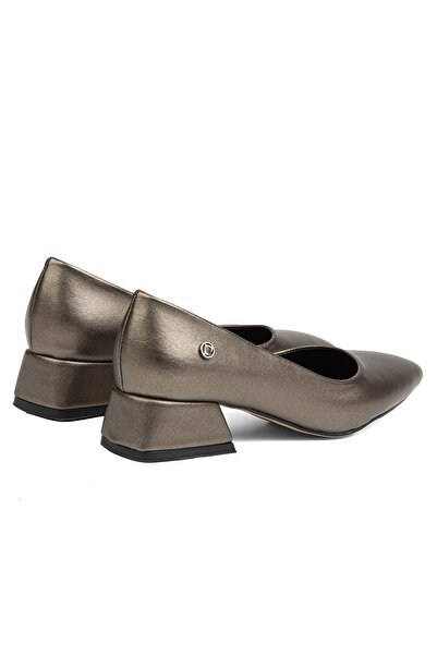 Pierre Cardin ® | Pc-52009-3478 Platin Cilt - Kadın Topuklu Ayakkabı