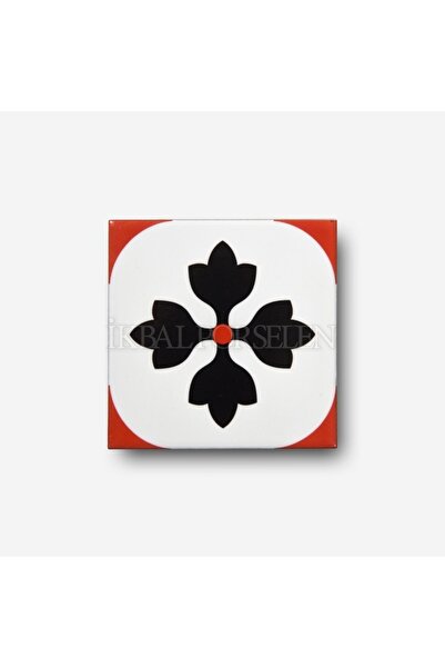 İKBAL ÇİNİ SERAMİK 10x10 Desenli Duvar Karosu 5'li 1 Paket Ics79