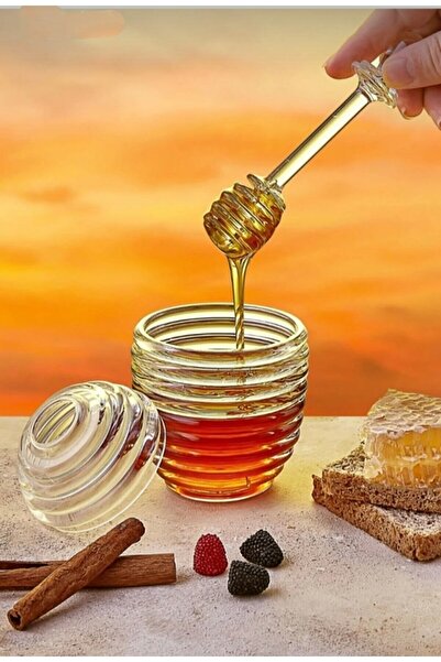 Generic Brand جرة عسل أكريليك مع ملعقة /ck678